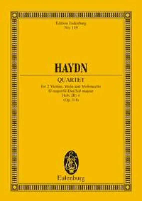 Franz Joseph Haydn Quartet In G Major Hob.III Streichquartett