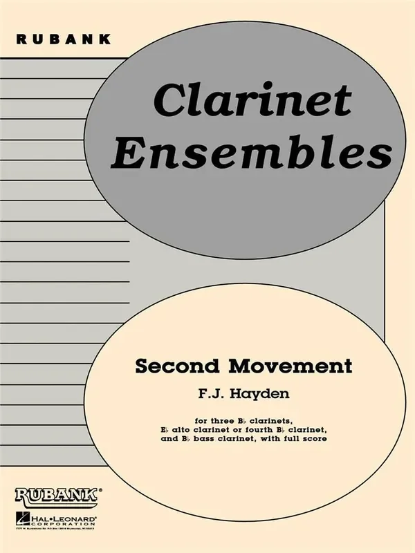 Franz Joseph Haydn Second Movement from Symphony No. 100 (Military) (Arr. Clair W. Johnson) Klarinette Ensemble