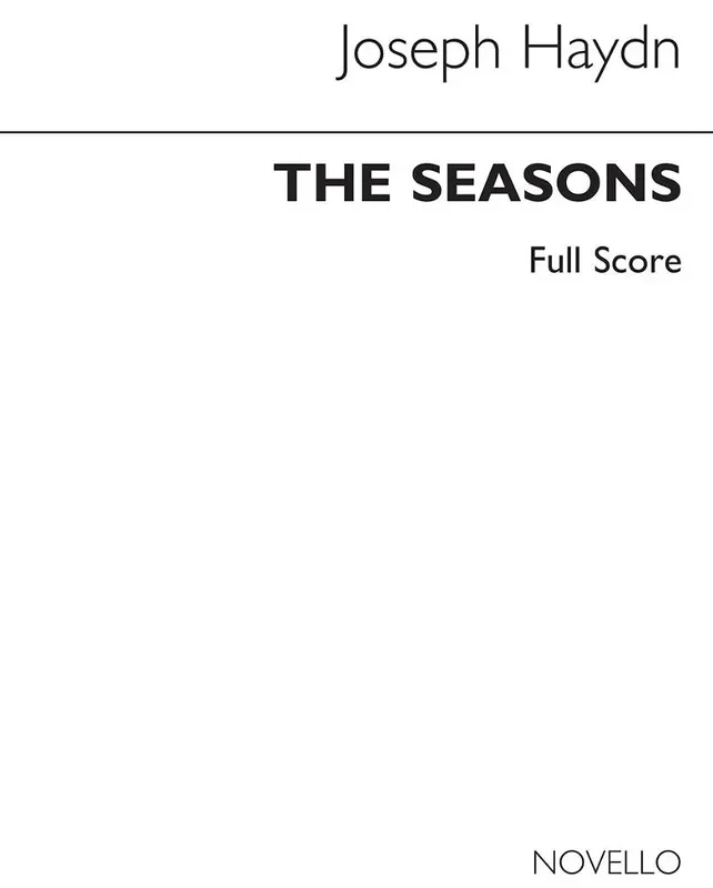 Franz Joseph Haydn The Seasons (Pilkington) Orchester