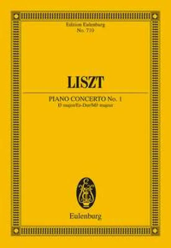 Franz Liszt Piano Concerto No. 1 E Flat Major Orchester mit Solo