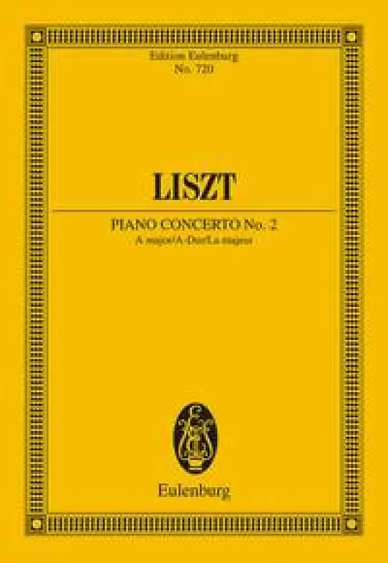 Franz Liszt Piano Concerto No.2 In A Orchester mit Solo