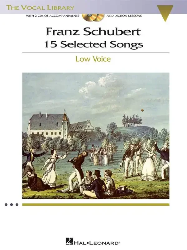 Franz Schubert 15 Selected Songs – Low Voice Gesang mit Klavier