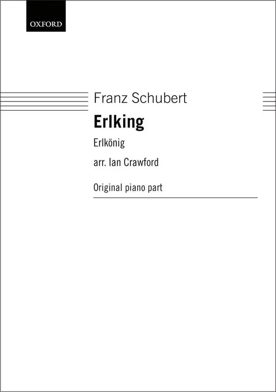 Franz Schubert Erlking Gemischter Chor mit Klavier/Orgel