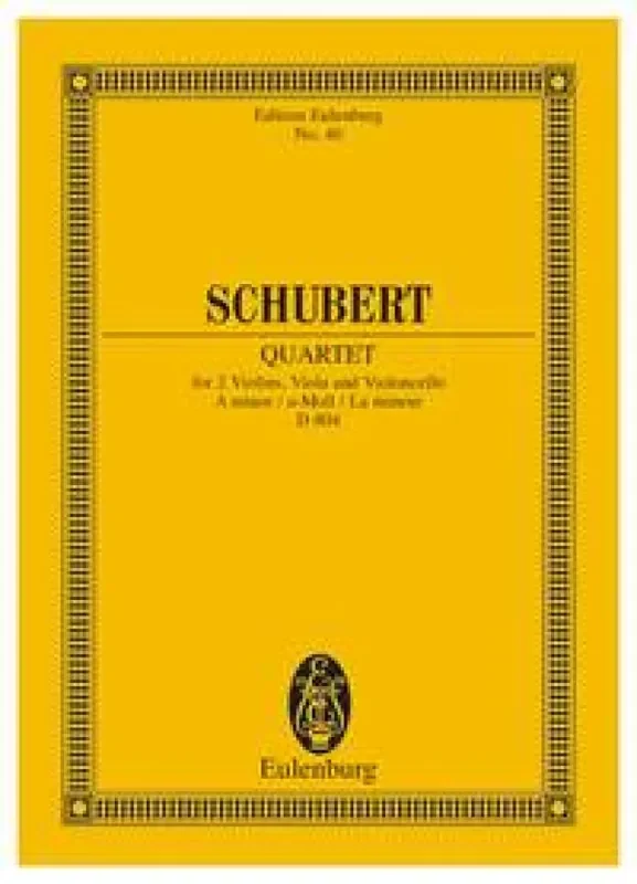 Franz Schubert String Quartet In A Minor Op. 29 D 804 Streichquartett