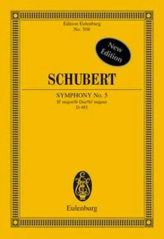 Franz Schubert Symphony No.5 In B Flat Orchester