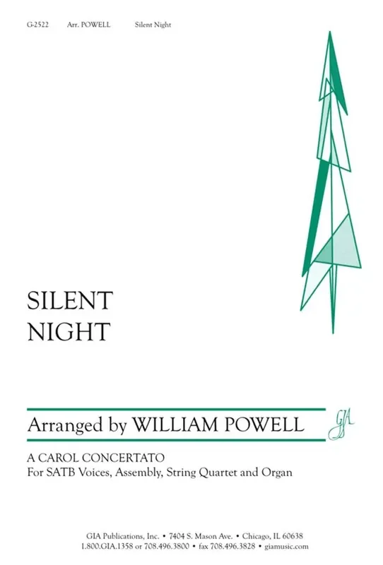 Franz Xaver Gruber Silent Night Gemischter Chor mit Begleitung