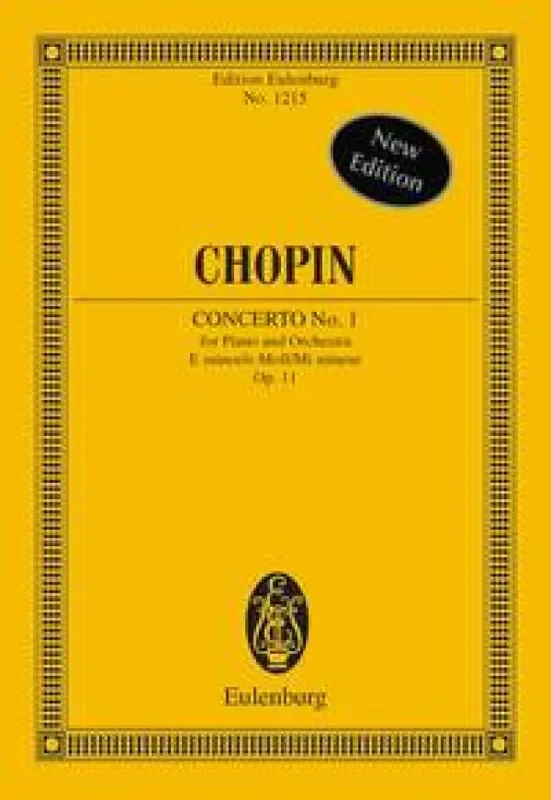 Frédéric Chopin Concerto Per Pf N. 1 Mi M. Op. 11 (Askenase) Orchester mit Solo