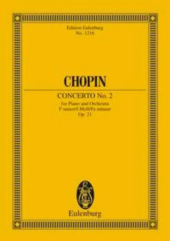 Frédéric Chopin Piano Concerto No. 2 F minor op. 21 Orchester mit Solo