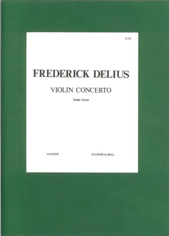 Frederick Delius Concerto For Violin and Orchestra Orchester mit Solo
