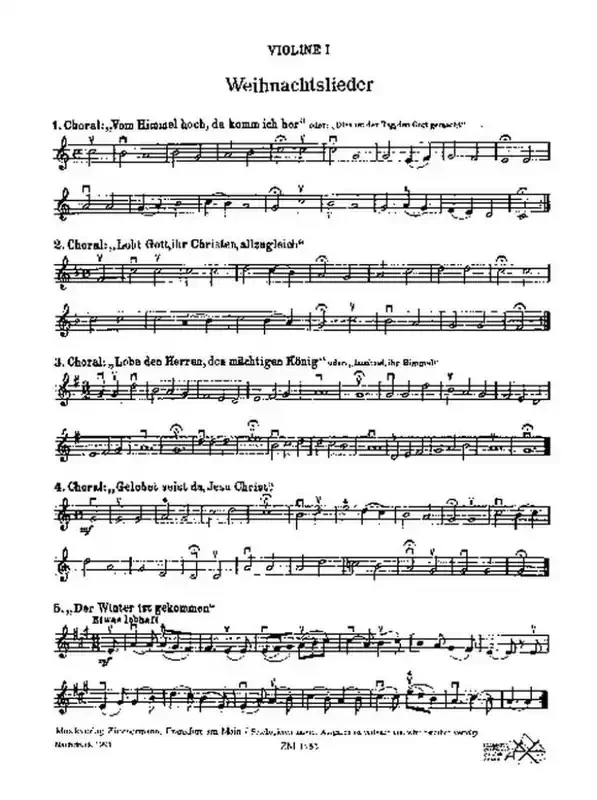 Fröhliche Weihnachten (Arr. Adolf Brunner) Variables Ensemble