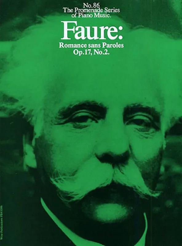 Gabriel Fauré Romance Sans Paroles Op. 17, No. 2 Klavier Solo