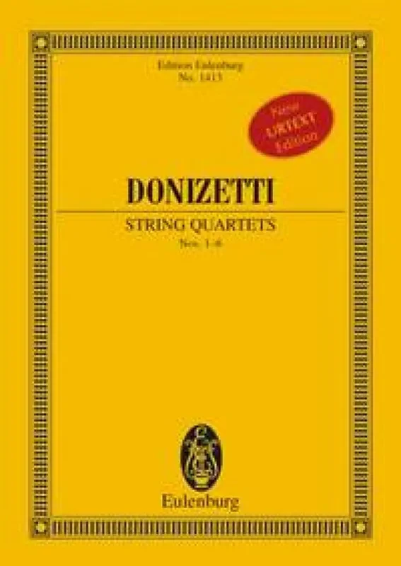 Gaetano Donizetti String Quartets No. 1-6 Streichquartett