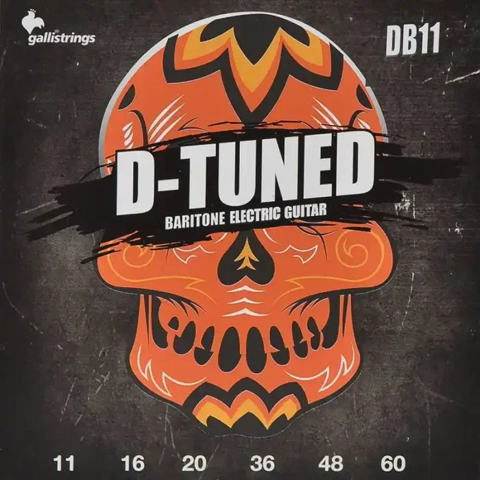 Galli D-Tuned snarenset elektrisch, bariton, nickel roundwound, 011-016-020-036w-048w-060w