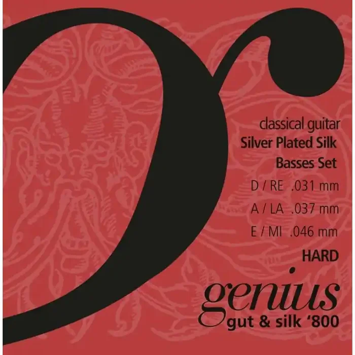Galli Genius Gut & Silk basses set hard tenion, 030-038-046
