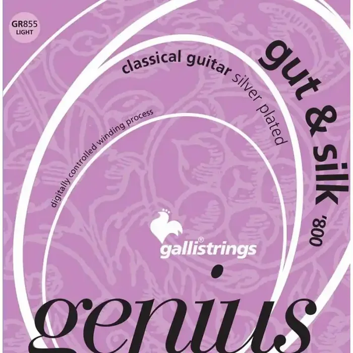 Galli Genius Gut & Silk string set classic, light tension, 024-031-037-026-033-040