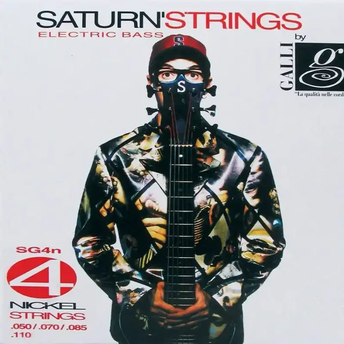 Galli Saturn snarenset basgitaar, nickel, 050-070-085-110