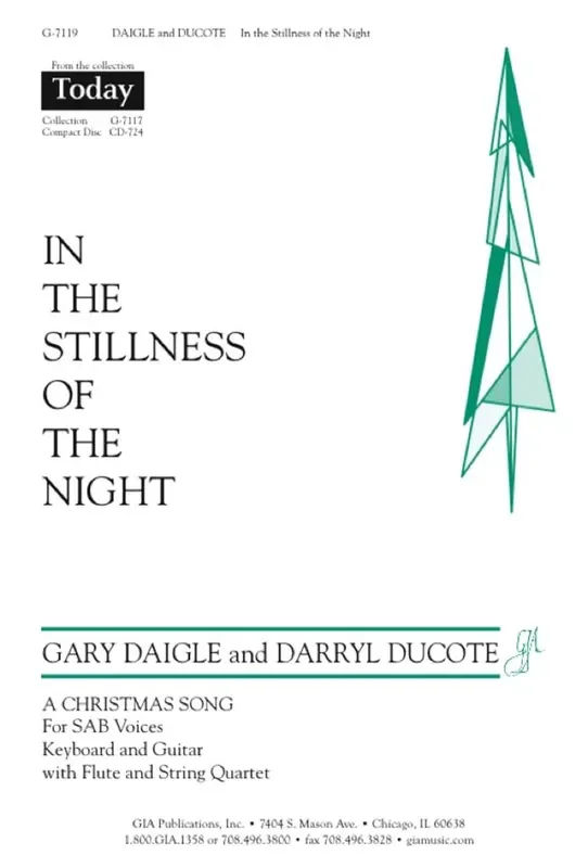 Gary A. Daigle In the Stillness of the Night – Instrument edition (Arr. Gary A. Daigle) Gemischter Chor mit Begleitung