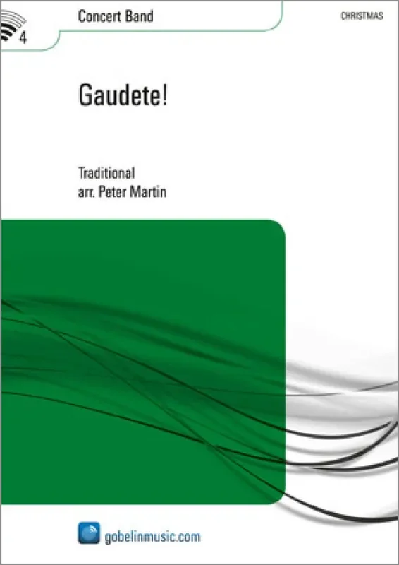 Gaudete! (Arr. Peter Martin) Blasorchester
