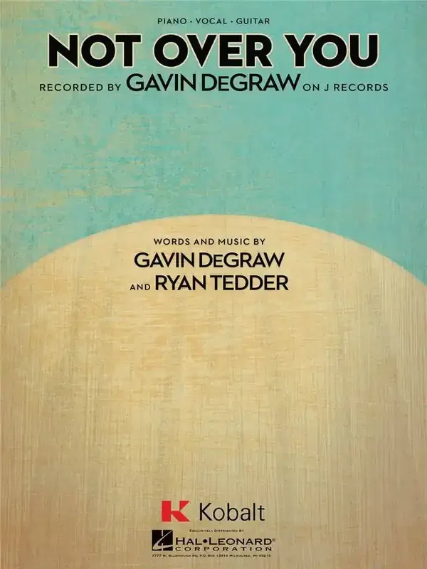 Gavin DeGraw Not Over You Gesang mit Klavier