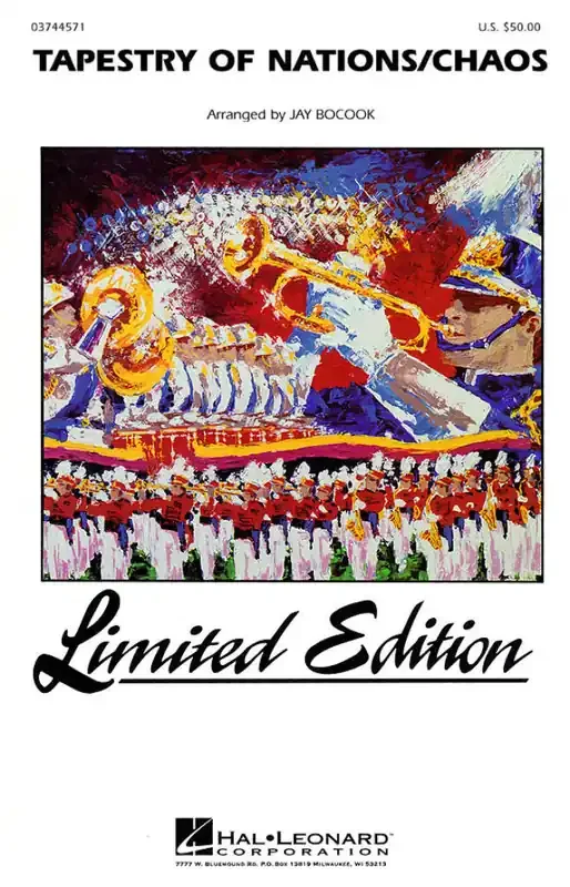 Gavin Greenaway Tapestry of National/Chaos (Arr. Jay Bocook) Marching Band