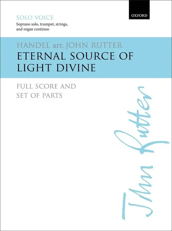 Georg Friedrich Händel Eternal Source Of Light Divine (Arr. John Rutter) Kammerensemble
