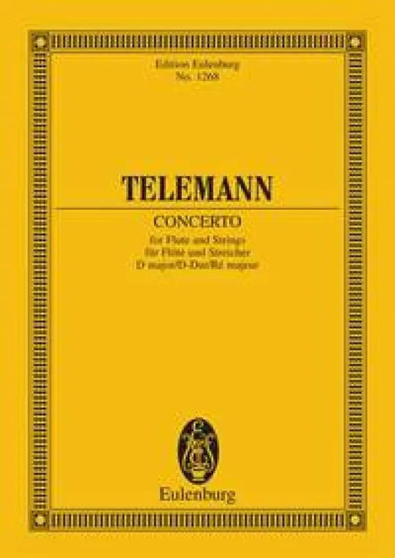 Georg Philipp Telemann Concerto D major Streichorchester