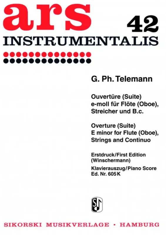 Georg Philipp Telemann Ouvertüre (Suite) Streichorchester mit Solo