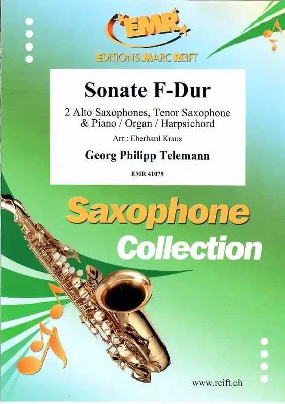 Georg Philipp Telemann Sonate F-Dur (Arr. Eberhard Kraus) Saxophon Ensemble