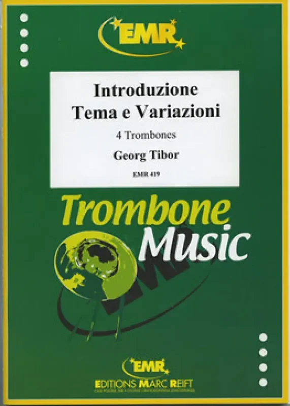Georg Tibor Introduzione Tema e Variazioni Posaune Ensemble