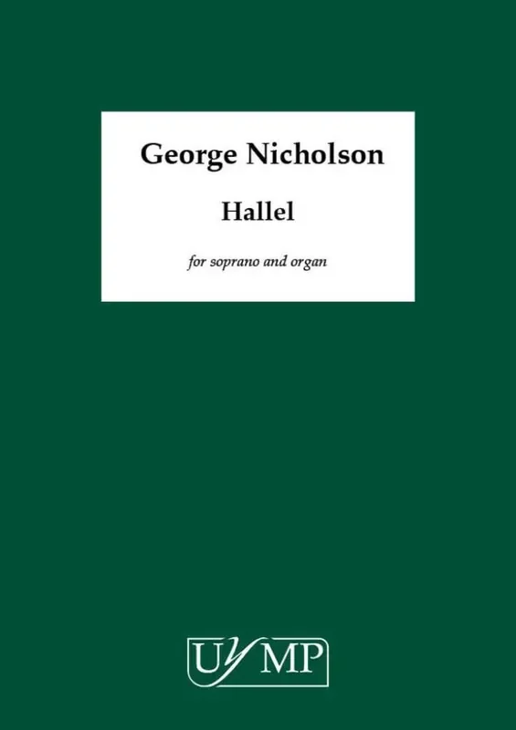 George Nicholson Hallel Gesang mit Klavier
