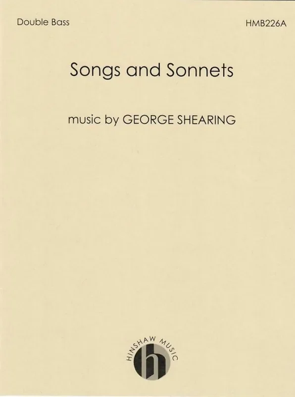 George Shearing Songs and Sonnets – Bass (Arr. George Shearing) Gemischter Chor mit Begleitung