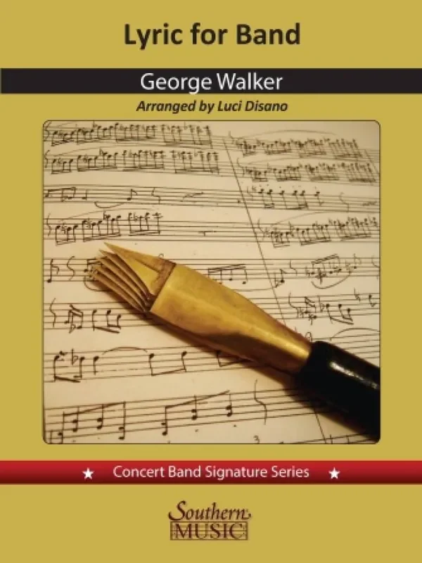George Walker Lyric for Band (Arr. Luci Disano) Blasorchester