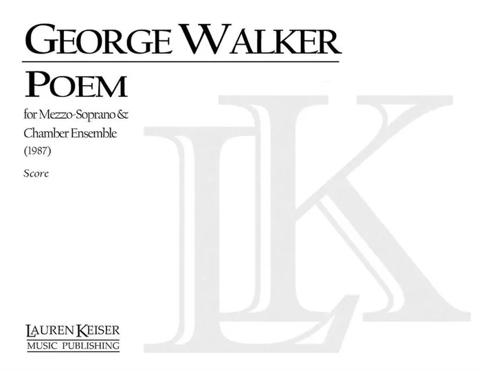George Walker Poeme Orchester mit Solo