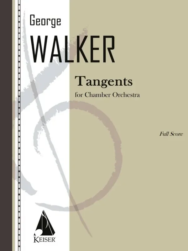 George Walker Tangents for Chamber Orchestra Kammerorchester