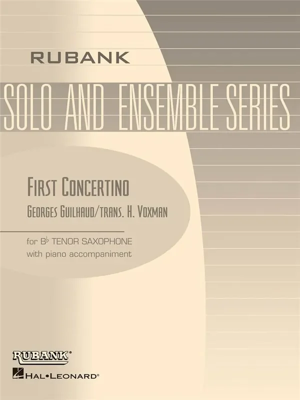 Georges Guilhaud First Concertino (Arr. Himie Voxman) Tenorsaxophon