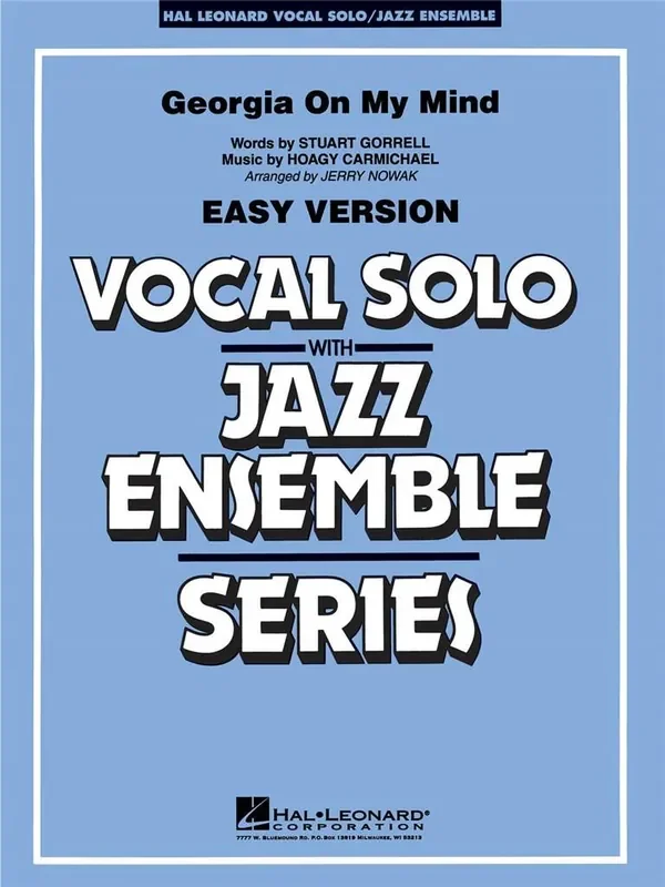Georgia On My Mind (Arr. Jerry Nowak) Jazz Ensemble mit Gesang