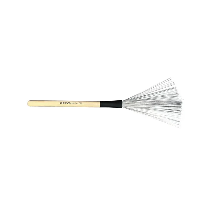 Gewa Brushes Jazz Steel Wooden Handle
