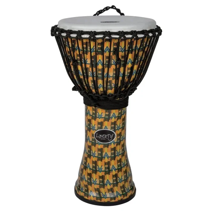 Gewa Djembé Liberty Series Rope Tuned Abstract Kente 14″