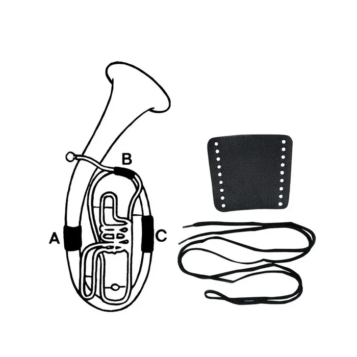 Gewa Handschutz Leder Waldhorn