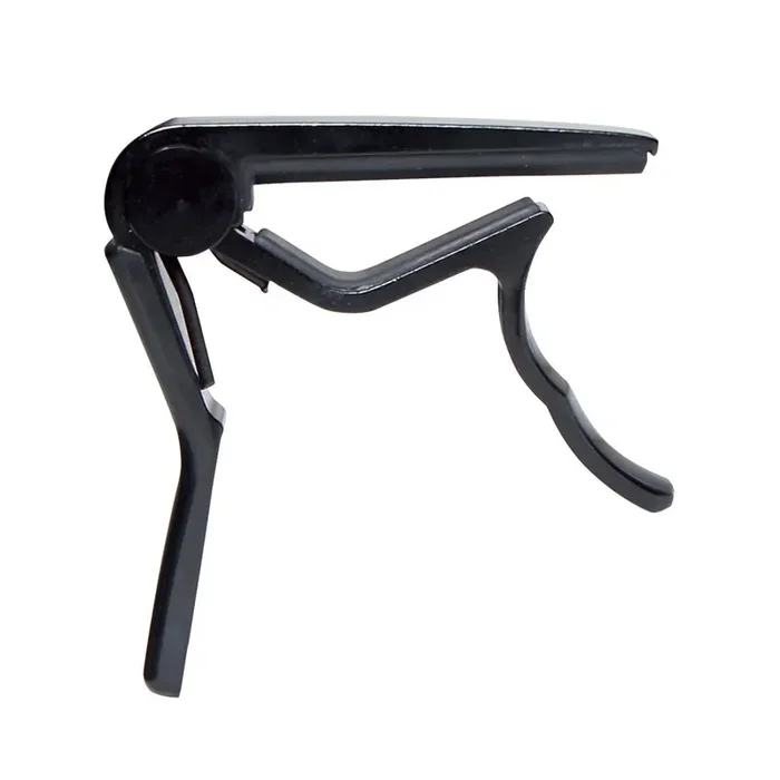 Gewa Kapodaster F&S D-Style Klassikgitarre Schwarz Aluminium