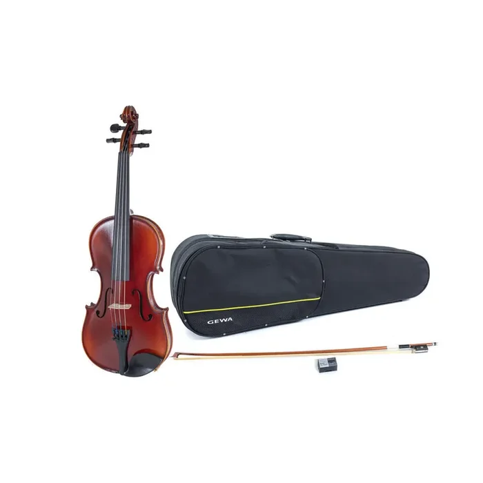 Gewa Violine Ideale-VL2 lefthand 4/4 mit Setup inkl. Formetui, Massaranduba Bogen, AlphaYue Saiten
