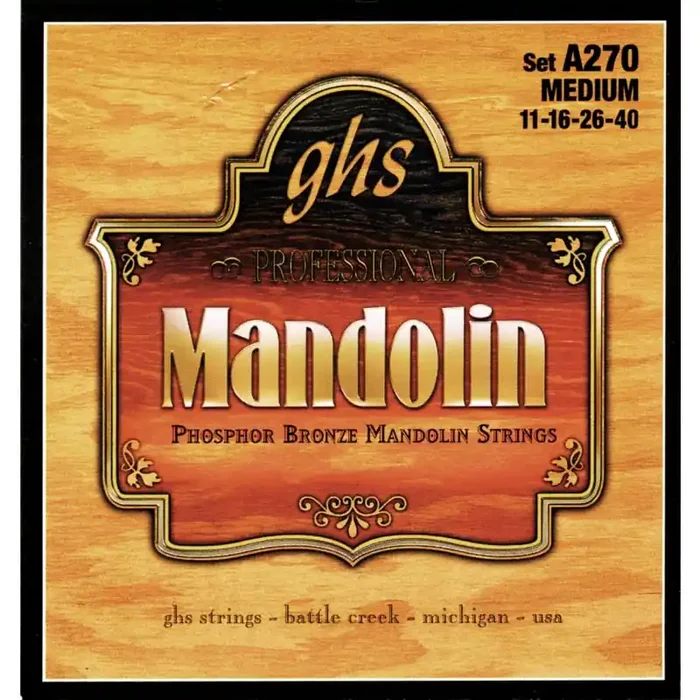 GHS A270 Mandolin Ph. Bronze 011/040