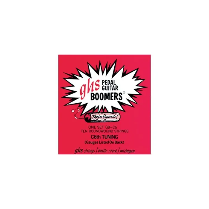 GHS GB-C6 Pedal Guitar Boomers 012/070