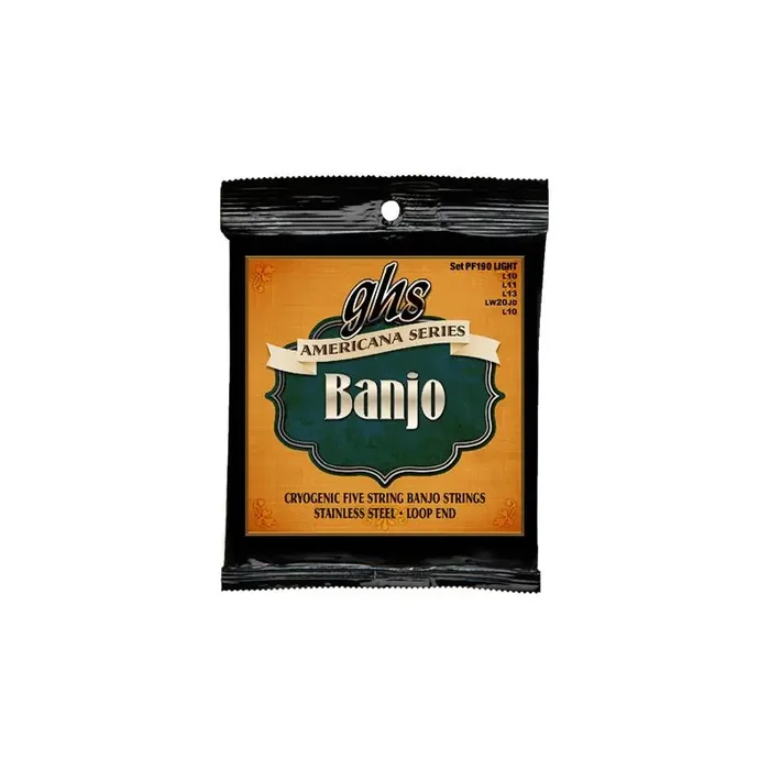 GHS PF 190 5-str. Banjo Strings St.Steel