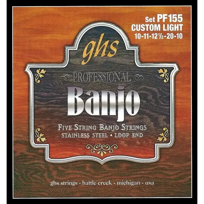 GHS PF155 5-Str. Banjo, Light