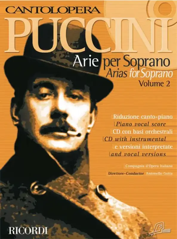 Giacomo Puccini Cantolopera Puccini Arie Per Soprano 2 Gesang mit Klavier