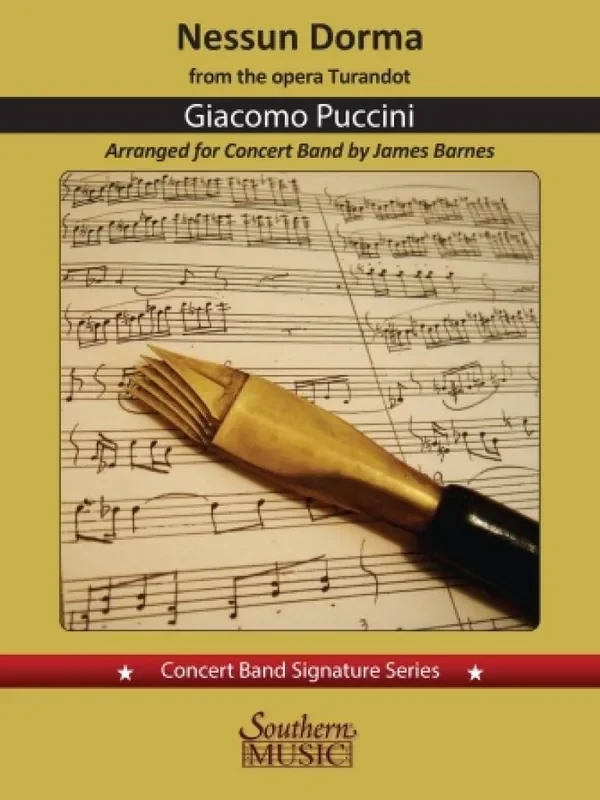 Giacomo Puccini Nessun Dorma from Turandot (Arr. James Barnes) Blasorchester