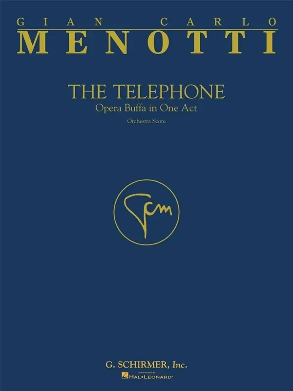 Gian Carlo Menotti The Telephone Orchester mit Gesang