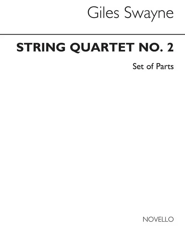 Giles Swayne String Quartet No 2 Parts Only Streichquartett