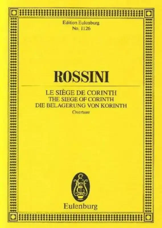 Gioachino Rossini Assedio Di Corinto Ouverture Orchester